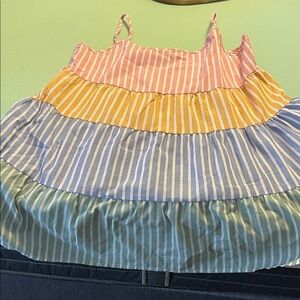 SHEIN Multicolor Striped Pastel Women’s Dress